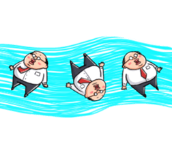 Mr. Fat man sticker #11803324