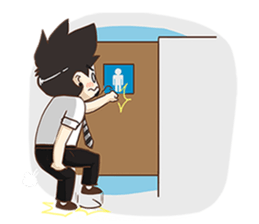 Tonmai Office Man sticker #11804820