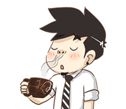 Tonmai Office Man sticker #11804837