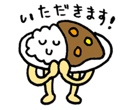 Japanese curry sticker #11805527