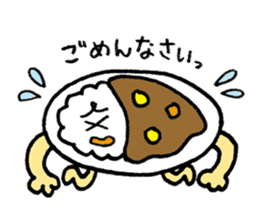 Japanese curry sticker #11805561