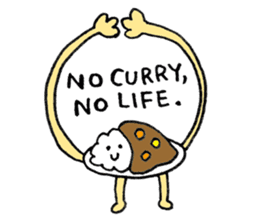 Japanese curry sticker #11805565