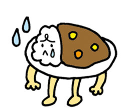 Japanese curry sticker #11805576