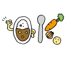 Japanese curry sticker #11805581