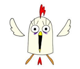 japanese lovely character " NIWATORI " sticker #11805742