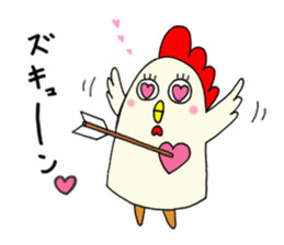 japanese lovely character " NIWATORI " sticker #11805757