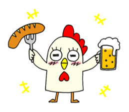 japanese lovely character " NIWATORI " sticker #11805759