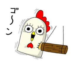 japanese lovely character " NIWATORI " sticker #11805763