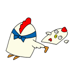 japanese lovely character " NIWATORI " sticker #11805771