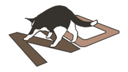 Black & White CATS animation sticker #11805880