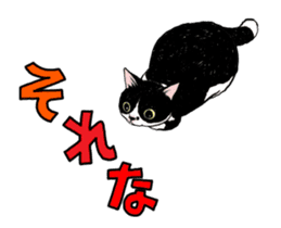 Black & White CATS animation sticker #11805883