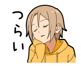 Lost of the boy's vocabulary Animated sticker #11806203