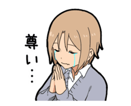 Lost of the boy's vocabulary Animated sticker #11806211