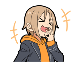 Lost of the boy's vocabulary Animated sticker #11806213