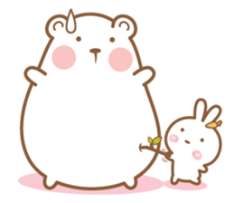 Bear and Rabbit 3 + sticker #11806521