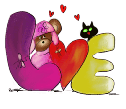 Rossy 3D bears sticker #11808054