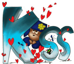 Rossy 3D bears sticker #11808056