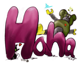 Rossy 3D bears sticker #11808065