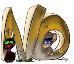 Rossy 3D bears sticker #11808067