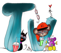 Rossy 3D bears sticker #11808082