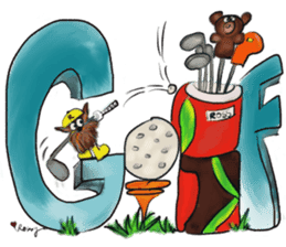 Rossy 3D bears sticker #11808085