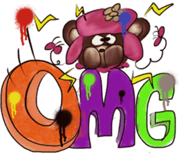 Rossy 3D bears sticker #11808089