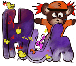 Rossy 3D bears sticker #11808093