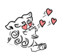 Japanese Tasted Lion sticker #11808106