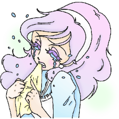 She looks tired out.