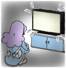 She looks tired out. sticker #11808412