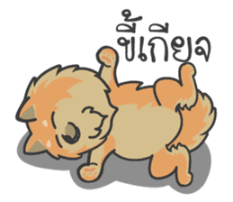 Pomeranian Brownie & friends sticker #11808435