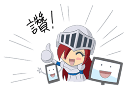 Knight-Layaya sticker #11808828