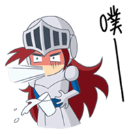 Knight-Layaya sticker #11808837