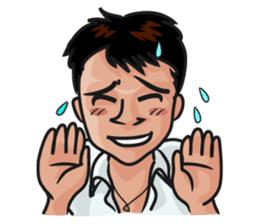 Asian general calm good young man sticker #11809021