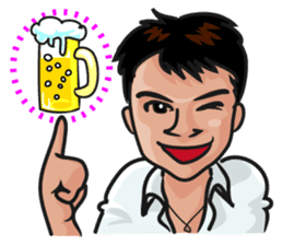 Asian general calm good young man sticker #11809027