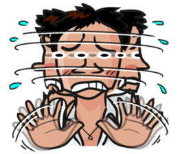 Asian general calm good young man sticker #11809042