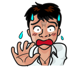 Asian general calm good young man sticker #11809043