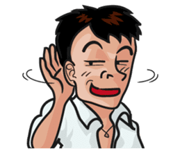 Asian general calm good young man sticker #11809049