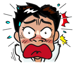 Asian general calm good young man sticker #11809051