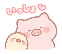 Honobono Butatan3 sticker #11811782