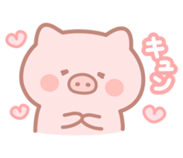 Honobono Butatan3 sticker #11811783