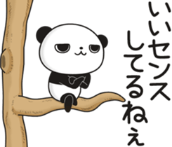 Nice guy Panda sticker #11812020