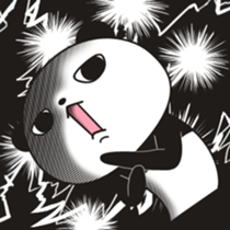 Nice guy Panda sticker #11812051