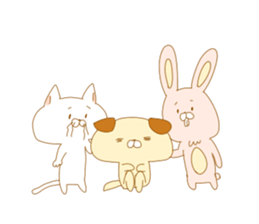 Rabbit&Cat&Dog sticker #11812088
