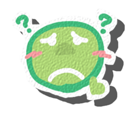 Strange reaction.(English) sticker #11812180