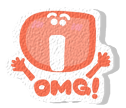 Strange reaction.(English) sticker #11812186