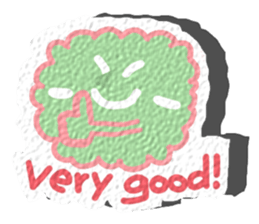 Strange reaction.(English) sticker #11812189