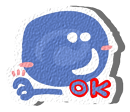 Strange reaction.(English) sticker #11812190