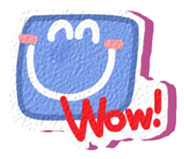 Strange reaction.(English) sticker #11812193