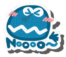 Strange reaction.(English) sticker #11812203